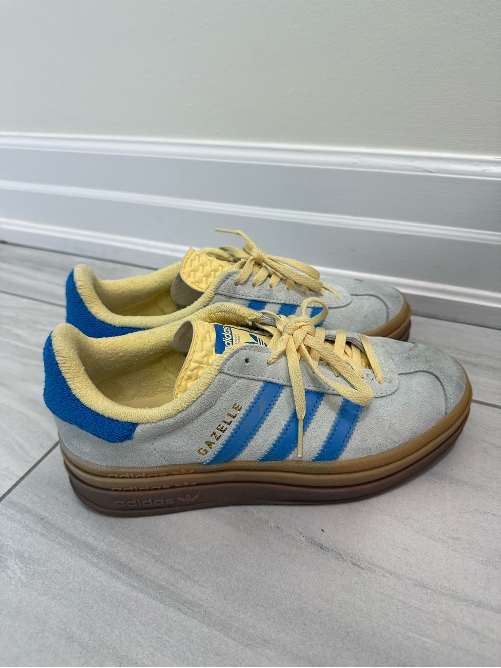 adidas gazelle bold Sneakers , Blue & Yellow